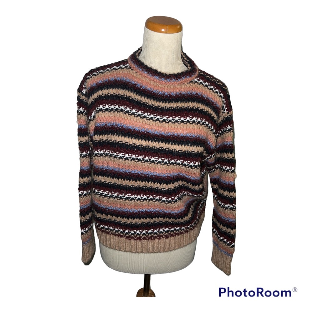 Elsamanda Small multi-color pullover sweater New With Tags made in Italy